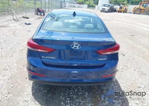 2018 Hyundai Elantra Limited z USA, uszkodzony, nr VIN 5NPD84LF4JH378229